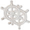 Schrankknöpfe mit maritimem Design: Weißer Ruder-Schubladengriff - Gusseisenknöpfe für Schränke und Kommoden