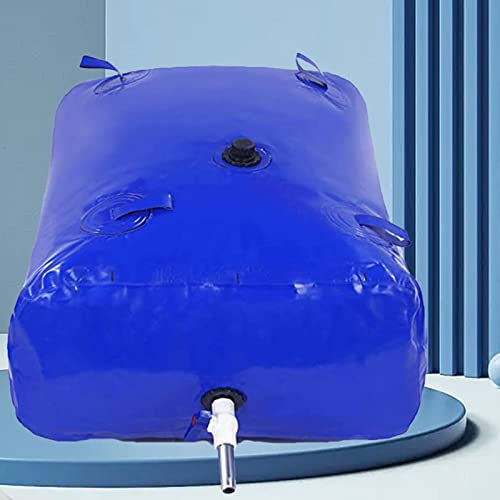 Wassersack Beutel Wasserbehälter Träger Tragbarer Wassertank 6000 3000 1000 400 Liter 100 L, Großer Faltbarer Wassersack/ Behälter/ Regenwasser-Sammelzisterne Mit Knopfeinlass, Bauerngarten Im Freien