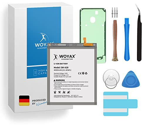 Woyax Wunderbatterie Akku für Samsung Galaxy A20 - A30 - A50 - A30S - A50S Ersatzakku/EB-BA505ABU