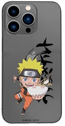iPhone 14 Pro MAX Official Naruto Case, Baby Naruto Ramen to Protect Your Mobile Phone, Transparent Flexible Silicone Case with Official License