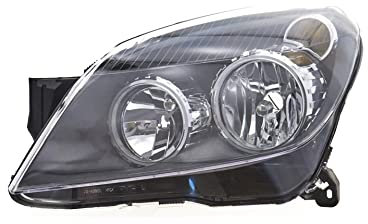 EDA PREMIUM auto Scheinwerfer Links 1216561 passend für OPEL ASTRA H A04, 10.03-04.07 mit Motor, schwarz