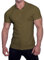 Muscle Cmdr Men's Slim Fit Muscle Polo Shirts Short Sleeve Stretch Quick Dry Tee Casual Golf Athletic T-Shirts (Brown M)