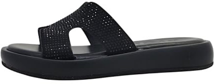 Mexx Lotus Damen Pantolette in Schwarz, Größe 39