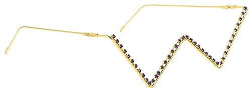 GALPADA Brillengestell Für Mädchen Dekoratives Brillengestell Strass Brillengestell Brillengestell Stütze Strass Brille Ohne Linse Strass Brillengestell Party Brillengestell
