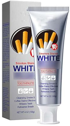 Tea Stain Remover Whitening Toothpaste,Smokers Toothpaste,Denture Toothpaste,Coffee Stain Remover for Teeth,Desensitizing Toothpaste,Travel Size Toothpaste,Remove Years of Stains (3PC, Silver)