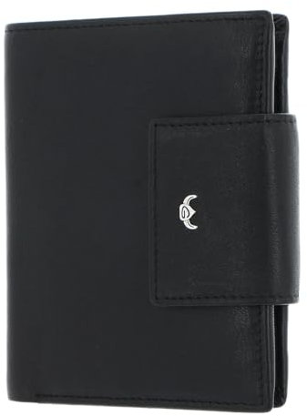 Golden Head Dublin RFID Geldbörse 1238v0 Kombischeintasche mit Riegel Schwarz-Black