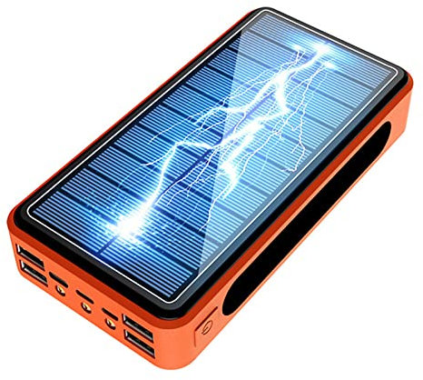 power bank fast l Battery Solar Power Bank 50000mAh USB Portable Charger with 4 Outputs 3 Inputs Fast Charging Powerbank Camping Light