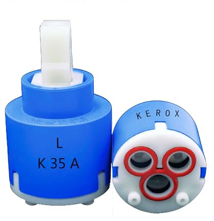 K35A Wasserhahnkartusche, Ersatzkartusche kompatibel mit La Torre, Gerber, Danze & Moen, Einhebel-Duschwannenreparatur, Wannen-Wasserhahn-Kartuschen, Kerox