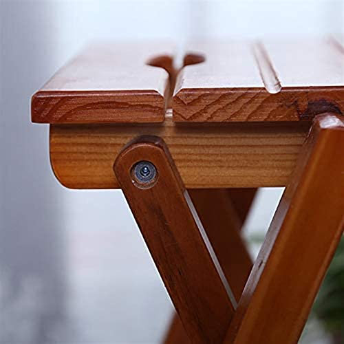 Trittleiter aus Holz mit 3 Ebenen, für den Innenbereich, für Küche, Garten, faltbar, für Haushalt, Treppe, Sitze, Stufenregal