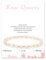 Uwiyo Bead Bracelets for Women Girls, 4mm Beads Stretch Bracelets with Gold Plated Bead Natural Stone Bracelet emstone Stone Bracelet for Birthday Christmas Valentine's Day Gifts (Rose Quartz)
