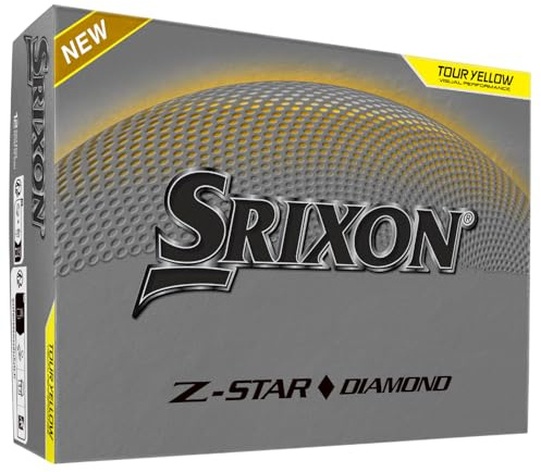 Srixon Z-Star Diamond 3 – Hochleistungsgolfball | Maximale Reichweite & reduzierter Spin | FastLayer DG Core 2.0 Kern | Spin Skin+ Beschichtung | Außergewöhnliche Kontrolle & präzises Gefühl