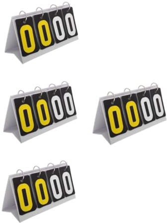 Supvox 4 Stück Anzeigetafel Charme-Lanyard Badminton-Notizen Basketball-Notizen Tragbare Bewertungskarten Elektrischer Topfdeckel Rost Platzieren Mini-wertungskarten Desktop-Tennis Papier