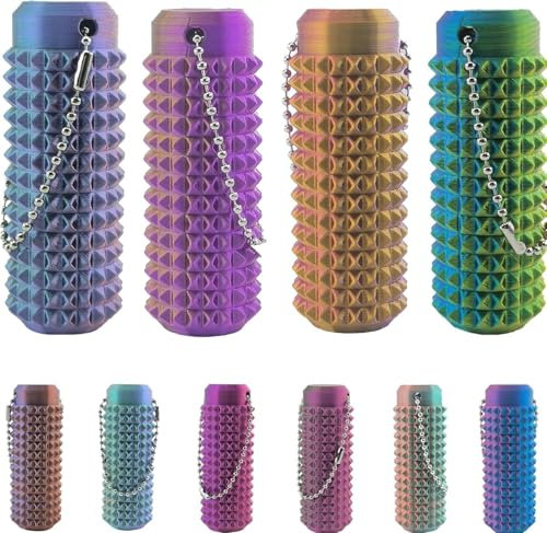 Little Ouchies Pain Fidget (4PCS), Pain Stim Fidget Jouet pour Adultes & Adolescents, 3D Keychain Stimulant Stippie Spiky, Fidget Toys Anti Stress, Jouet Sensoriel Cadeaux de Nouveauté de Bureau