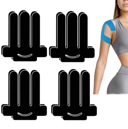8 Pcs Kinesiotapes für Schultern, Kinesiologie Sport Tape Schultern | Wasserfestes & Elastisches Physio Tape Vorgeschnitten