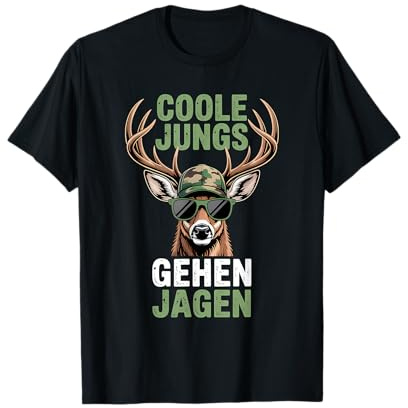 Coole Jungs Gehen Jagen T-Shirt
