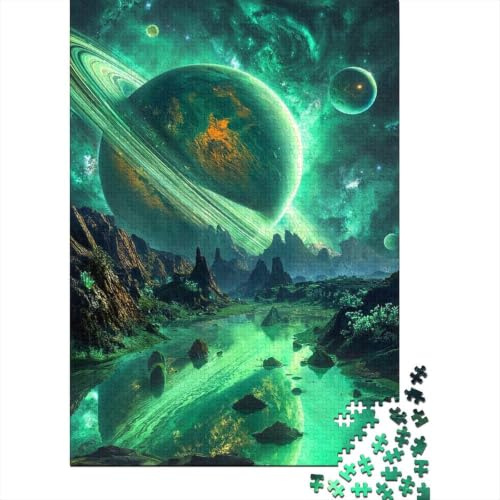 Verdant Ring Serenade 1000 Piece Jigsaw Puzzle, 52x38cm/1000pcs, for Adults, Screen-Free Activity, Relaxing Indoor Time And Puzzle Lovers