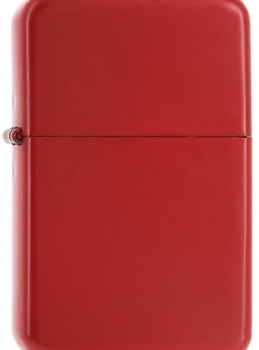 Briquet en Acier Rouge à Essence