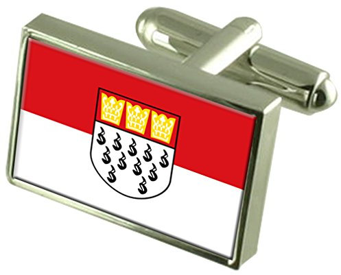 Select Gifts Stadt Köln Deutschland Fahne Manschettenknöpfe