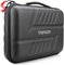 Vamson Large Carrying Case for GoPro Hero 11 10 9 8 7 6 5 4 3/DJI Osmo Action/AKASO/APEMAN/Insta360 One X Camera and Accessories, Hard PU Shell DIY Protective Travel Case Storage Bag Outdoor VP808