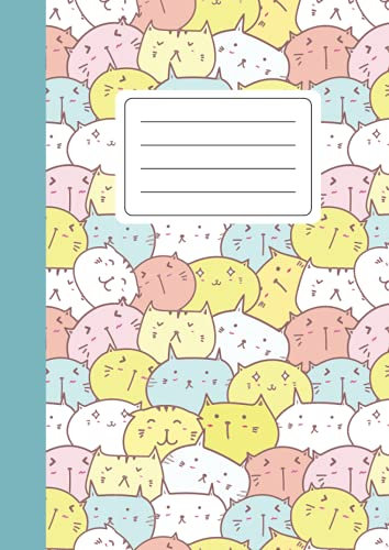 Notebook puntinato: Quaderno con griglia a puntini per appunti, scrivere, dipingere | 110 pagine | Formato A4 | Mici