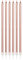 Folat 67024 Kerzen-Set Roségold Metallic 15cm - 16 Stück