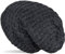 styleBREAKER Unisex Strick Beanie Mütze grob gestrickt, Slouch Longbeanie, Grobstick Winter Strickmütze 04024158, Farbe:Dunkelgrau