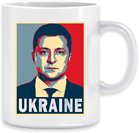 Volodymyr Zelenskyy Ukraine Hero Tasse Ceramic Mug Cup