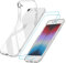 Garegce Coque iPhone SE 3/2 (2022/2020), Coque iPhone 8/7 Transparente + [2 x Verre Trempé Protection écran], Housse Protective Fine et Souple en TPU iPhone SE 2022/2020 iPhone 7/8 - Transparente