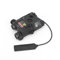 SBGJMY PEQ LA-5C UHP Torch Version lampe de poche, éclairage blanc et boîte de cas de fonction stroboscopique boîte de batterie factice avec interrupteur de coussin de pression LA-5C