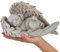 AOTOPYU Statue Pierre Commémorative pour Animaux De Compagnie, Tombe en Forme d'ange, Pierre De Dévotion pour Chien, Chat, Resin Statue Décoration De Jardin pour Honorer Un Animal Chéri (Gros Chien)