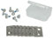 vhbw 8x Lama di ricambio compatibile con Cub Cadet XR5 4000, 3000, 2000, 1000 tagliaerba - argento, in acciaio cromo-carbonio
