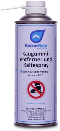 KaiserRein Kältespray auch zur Entfernung von Kaugummis - Sofortige Kältewirkung bis -45°C für Montage & Reparatur