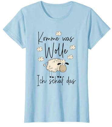 Handarbeit Stricken Häkeln - Komme was Wolle Ich Schaf das T-Shirt