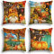 Anyingkai Herbst Kissenbezug,4er Set Herbst Kissenbezüge,Herbst Kissenhüllen,Kissenbezug Herbst,Kissenhülle Herbst,Herbst Dekoration Kürbis Kissen,Herbst Kissen Kürbis,Kissenbezüge Herbst