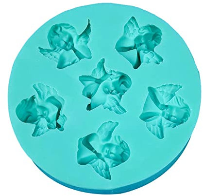 Molde de silicona 3D pequeño con forma de bebé para galletas, galletas, chocolate, fondant, herramientas de decoración de pasteles