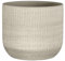 Mica Decorations Blumentopf Florian - 20x20x18 cm - Terrakotta - Hellgrau