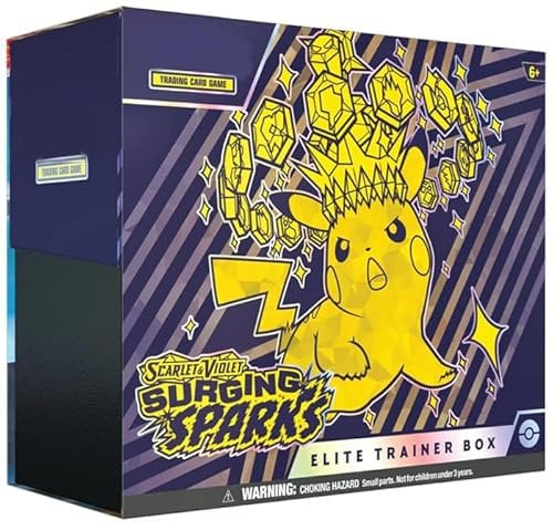 Surging Sparks Elite Trainer Box English Crimson & Purple + Heartforcards® Shipping Protection