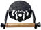 Elegant Black 'Crown' Iron Toilet Roll Holder – Decorative, Durable, and Stylish Bathroom Accessory