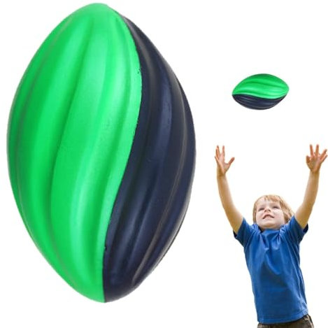 Rugby Ball für Kinder - Soft Slow Rebound Rugby Ball | 5 Zoll langlebiges -Spielzeug für Teamaktivitäten, sicheres Spiel- und Outdoor-Spiel, unterhaltsamer Trainingsball für Sport und körp