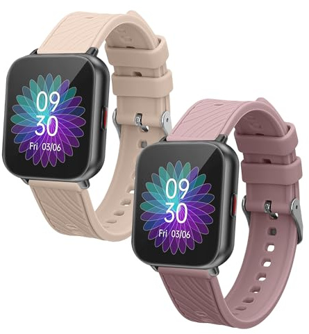 kwmobile Uhrenarmband für Ruimen H1 / D1 Armband - Fitnesstracker Band Set aus Silikon - Ersatzarmband Smartwatch