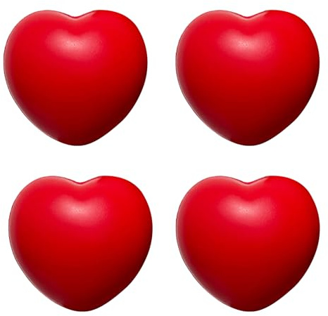 Stressbälle für Hände, herzförmiger Handstärker | Herzförmige Stressbälle, Stressabbau, Fingerrehabilitation, Bürotisch, Griffkraft, Erholung, Squeeze Ball