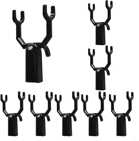 Honseadek Baumzweig-Stützpfahl-Set, Metall, Y-förmiger Zweighalter für Obstbäume, Gartenpflanzen, verstellbare Höhe, mit rundem Rohr, Holz oder T-Stange, 8 Stück