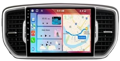 Pantalla de CarPlay Pantalla para Coche para Kia para Sportage 4 KX5 2016-2018 con Android Auto, navegación GPS y CarPlay inalámbrico(2K 8G 128G)