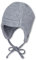 Sterntaler Unisex Kinder Aus Microfleece Mütze, Silber Melange, 41 EU