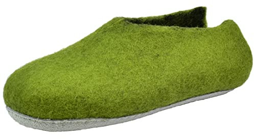 Rohde 7980 Nepal Damen Hausschuhe Pantoffeln Slipper, Größe:37 EU, Farbe:Grün