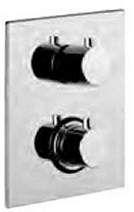 MISCELATORE DOCCIA INCASSO TERMOSTATICO CON DEVIATORE 2 VIE - LIQ518 CR LIGHT PAFFONI PIASTRA RETTANGOLARE