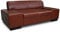 Quattro Meble Echtleder 2 er Sofa London Breite 190 cm Ledersofa Echt Leder Couch Antique Tabac mit Ziernähten