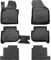 Walser XTR Gummi Fussmatten Auto für VW Touran I, II, 7 Sitze, 2003-2015, 100% passgenaue Auto Fußmatten, robuste Universal Fußmatte Auto, Gummimatten Auto, Auto Fussmatten Gummi