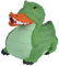 Wild Republic Rubber Duck Krokodil, Gummiente, Badewannen-Geschenke für Kinder, Quietscheentchen, Badespielzeug für Babys, Gummiente lustig, Badeente zum Sammeln, 10 cm