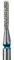STALEKS Pro Diamond FA30G014/8 - Broca redonda para uñas (1 unidad, diámetro de la cabeza: 1,4 mm, parte de trabajo de 8 mm, FA30G014/8)